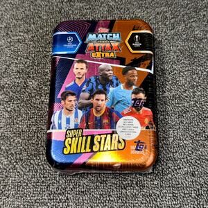 2020-21 Topps Match Attax Extra Super Skill Stars UEFA 60 Cards Soccer Tin Box